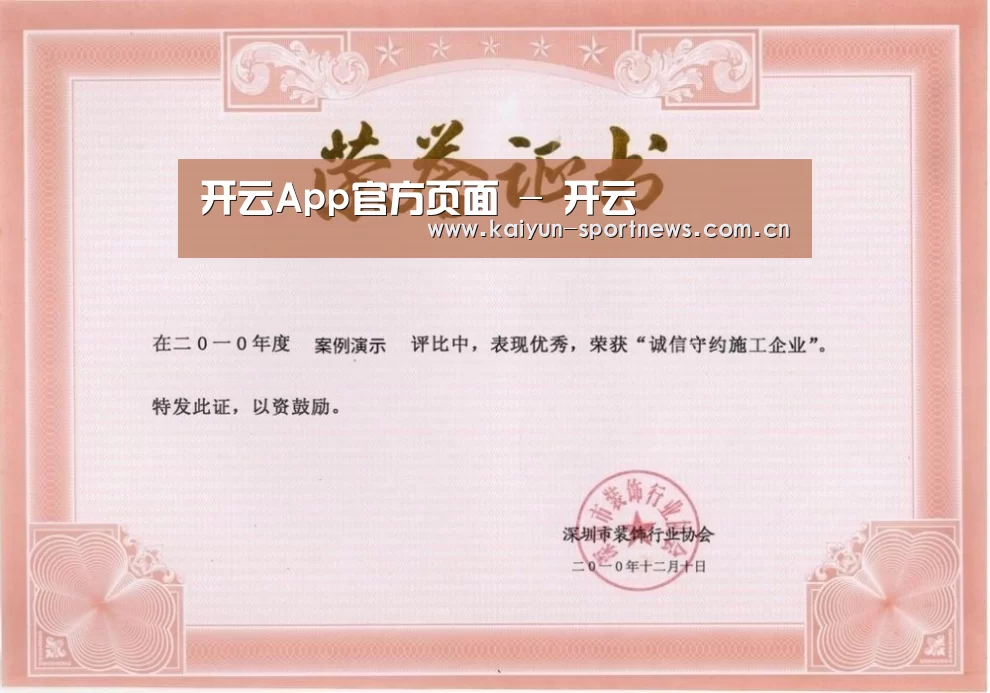荣誉证书二